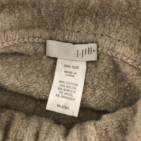 J Jill Boucle Turtleneck Sweater Poncho - Picture 7 of 9